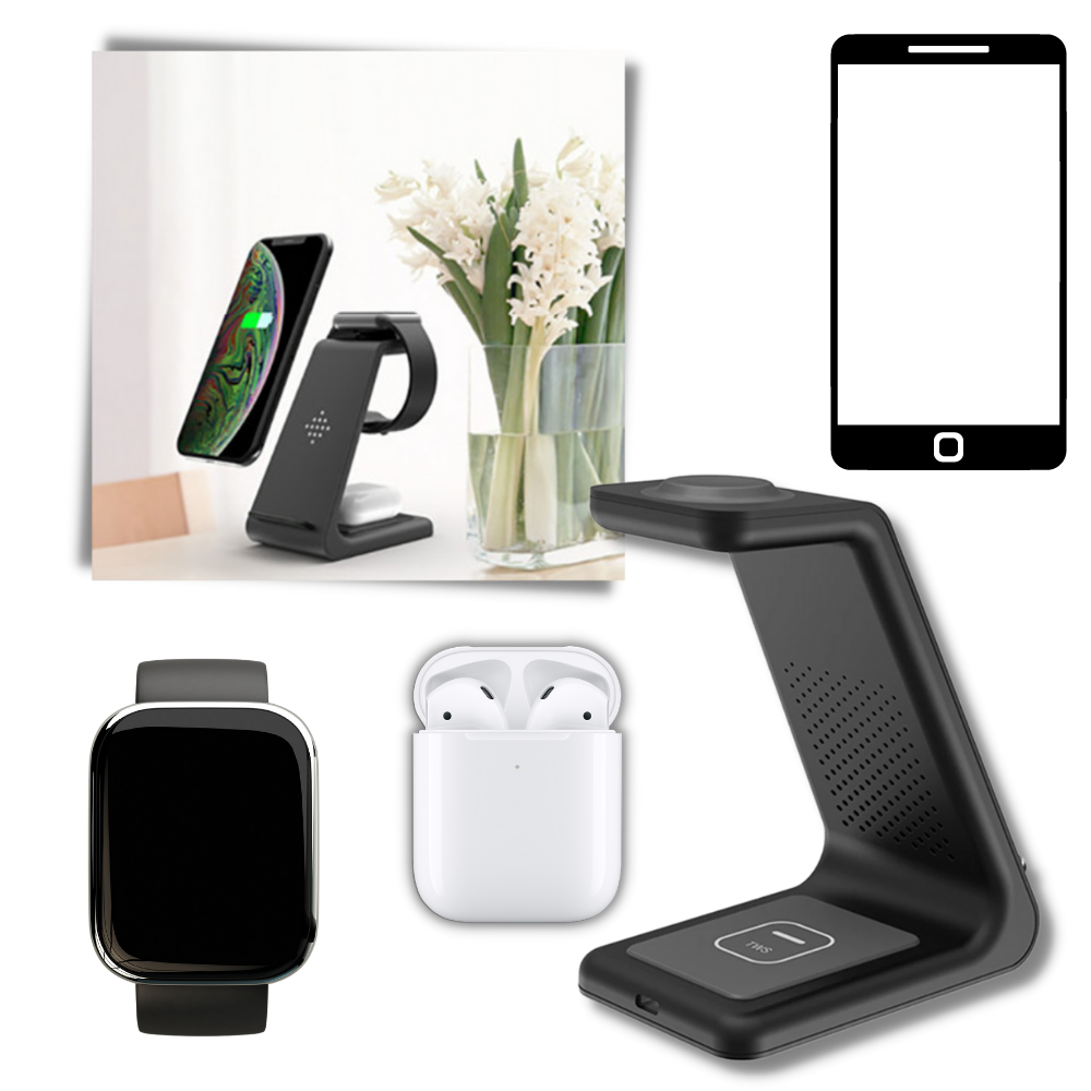 Station de charge sans fil pour téléphone