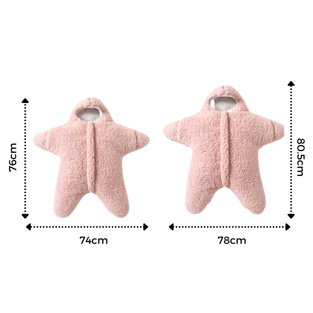 Sac de couchage pour bébé étoile de mer