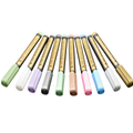 Lot de 10 marqueurs de couleurs métalliques
