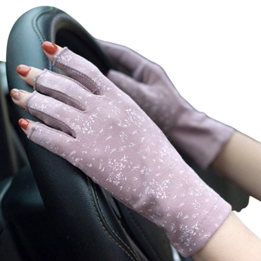 Gants élégants en coton anti-UV
