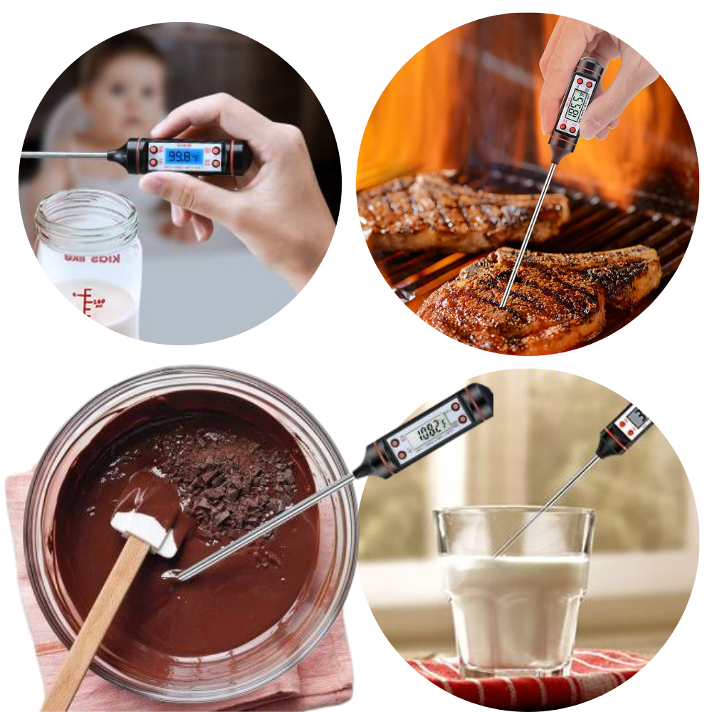 Thermomètre à sonde de cuisson numérique