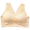 Soutien-gorge en dentelle respirant et sans couture