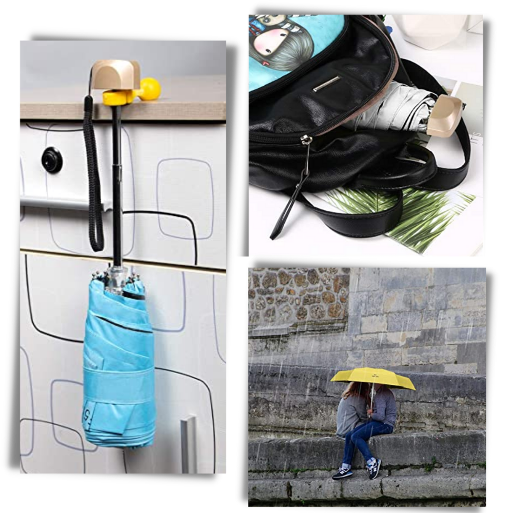 Parapluie de poche avec protection UV
