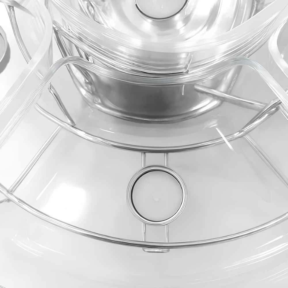 ✨ Plateau Rotatif de Luxe™ + Service de 48 Couverts Dorés OFFERT – Servez avec Élégance