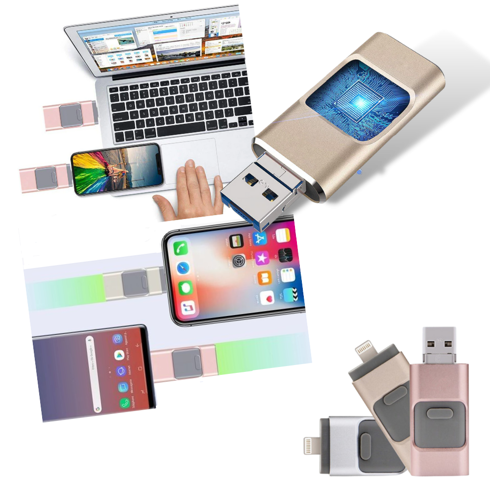 Clé USB 4 en 1