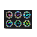Lot de 6 autocollants anti-radiation