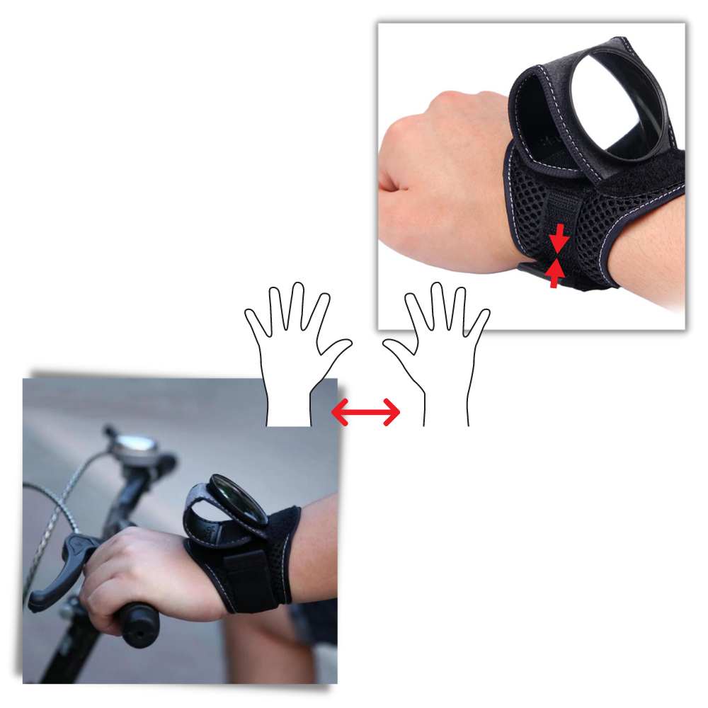 Rétroviseur de poignet pour bicyclette