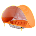 Tente de plage portative pour bébé avec mini-piscine