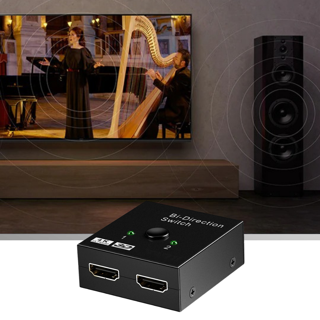 Répartiteur HDMI bi-directionnel 4K