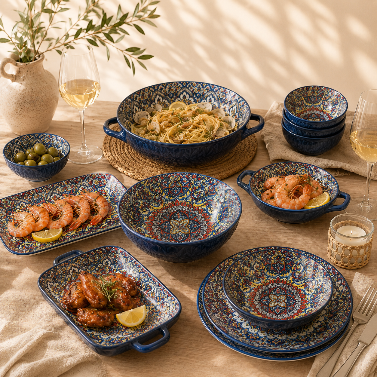 ⭐ Collection Kasbah Royale – 16 Pièces