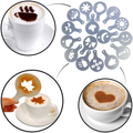 Pochoirs à café (16 pièces)