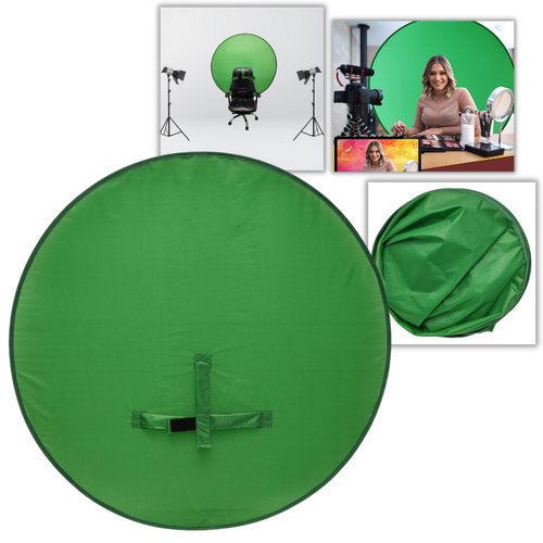 Arrière-plan vert pliable pour chaise