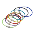 Lot de porte-clés en fil métallique flexible