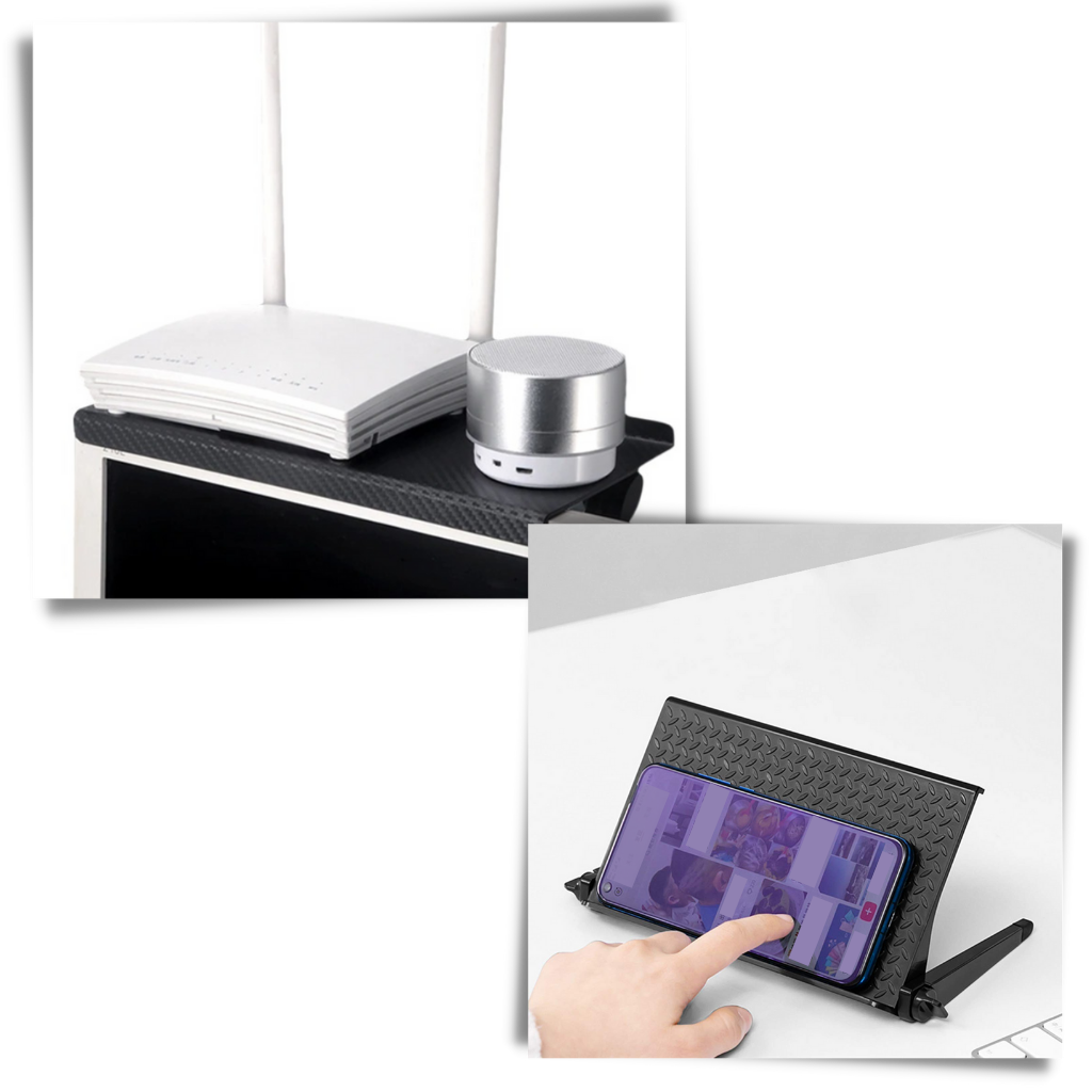 Bureau multifonctionnel avec étagère pour écran
