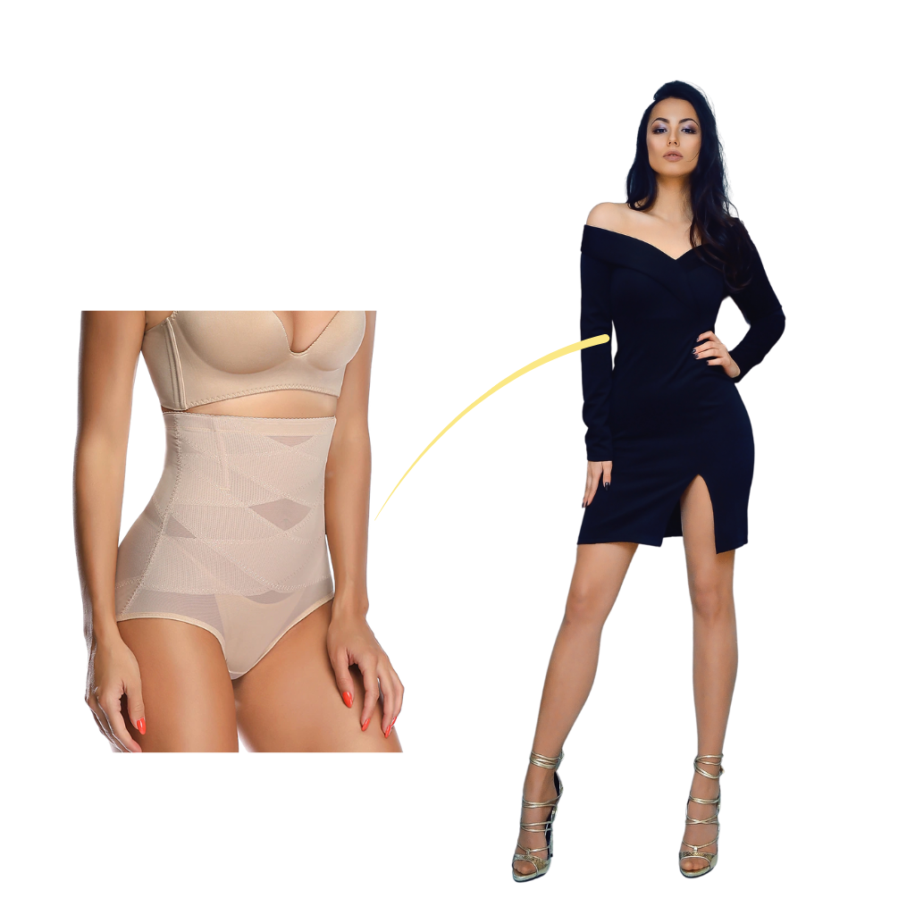 Sous-vêtement de maintien à compression croisée amincissant pour les abdominaux
