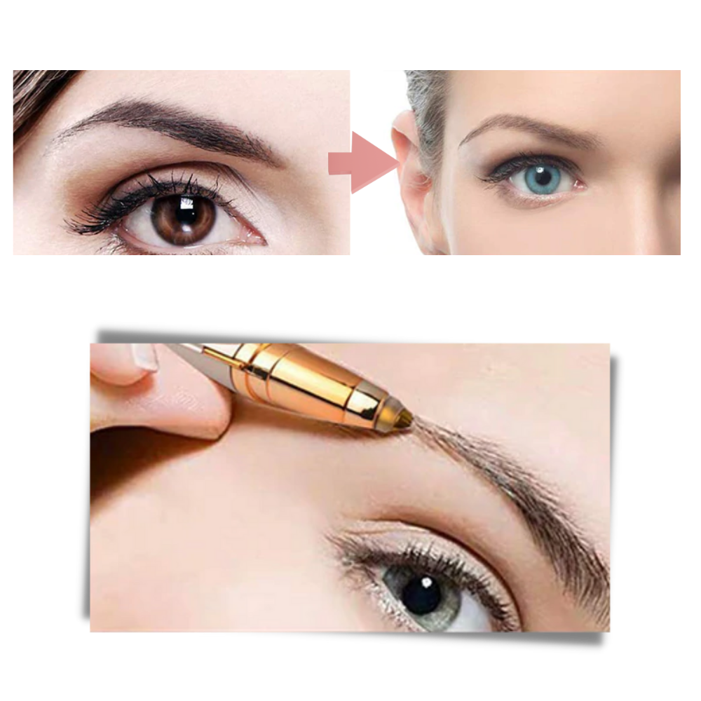 Épilateur électrique de précision pour sourcils