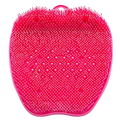 Tapis de douche nettoyant et exfoliant pour le massage des pieds