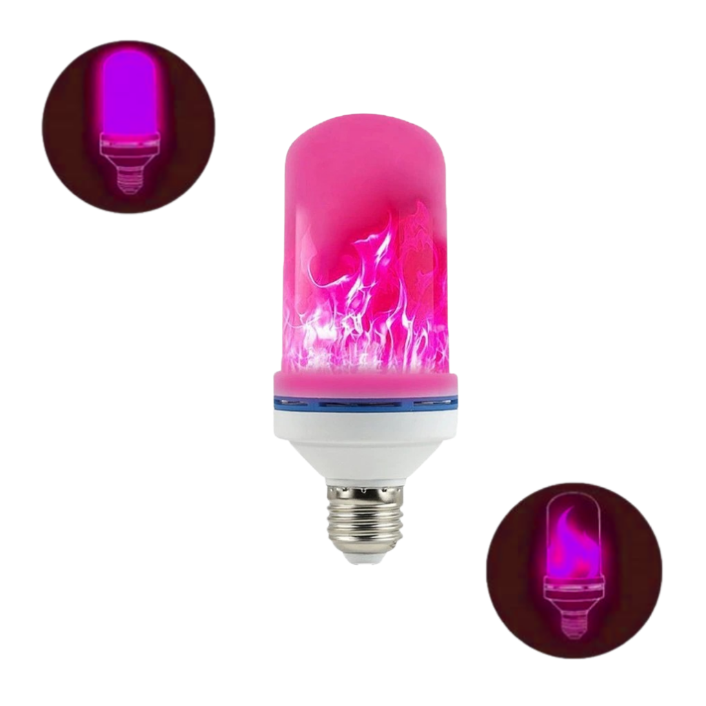 Lampe à flamme LED scintillante