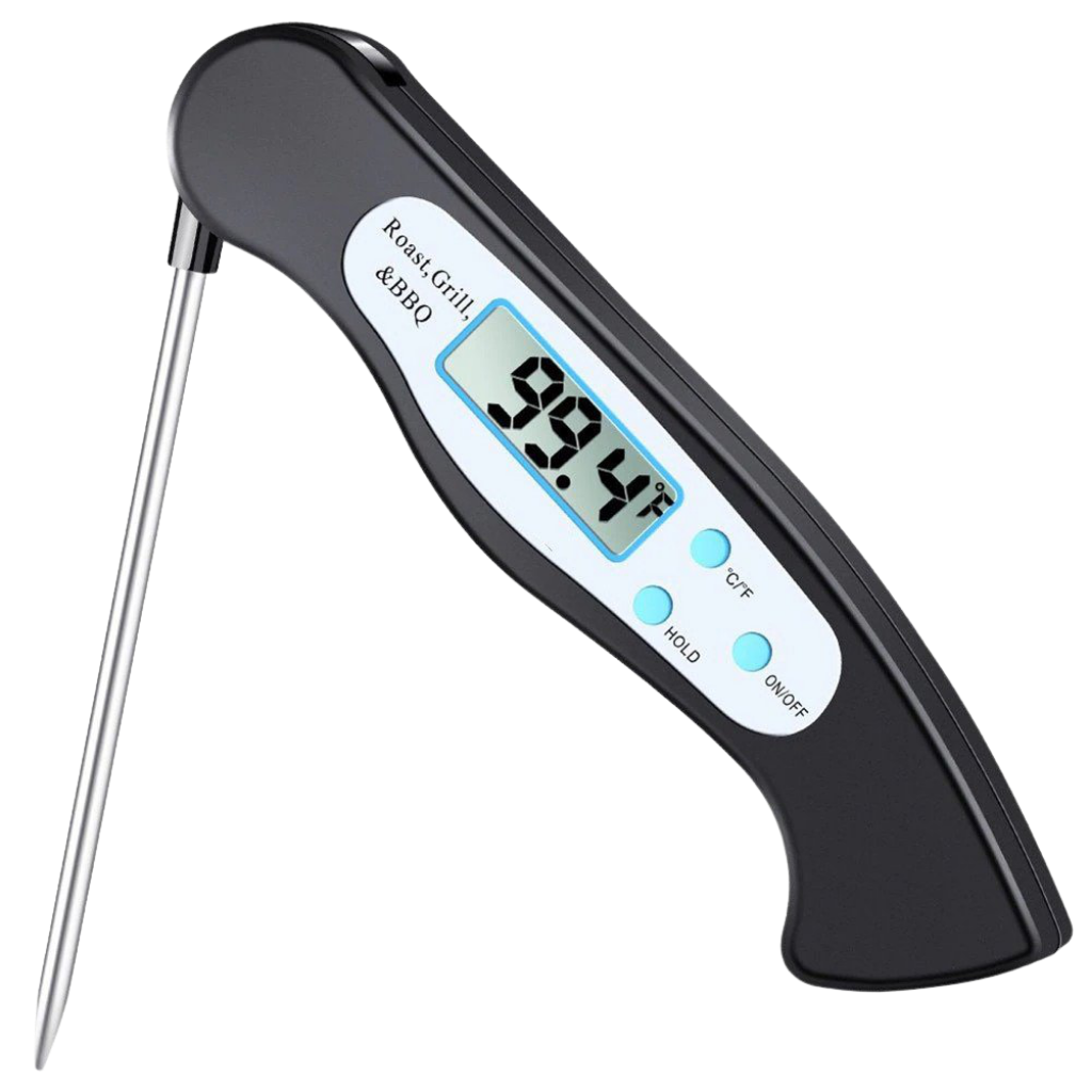 Thermomètre alimentaire numérique pliable à lecture instantanée