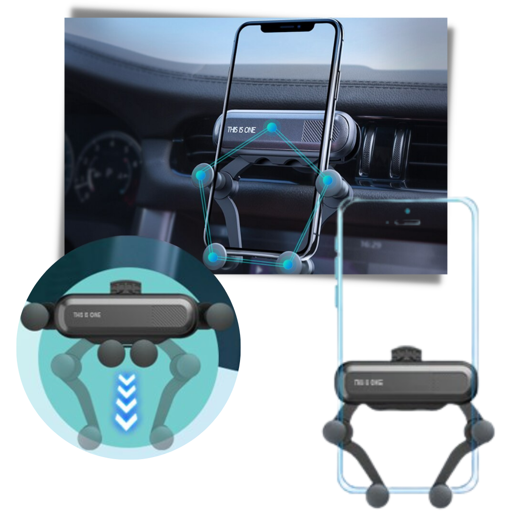 Support de téléphone de voiture par gravité