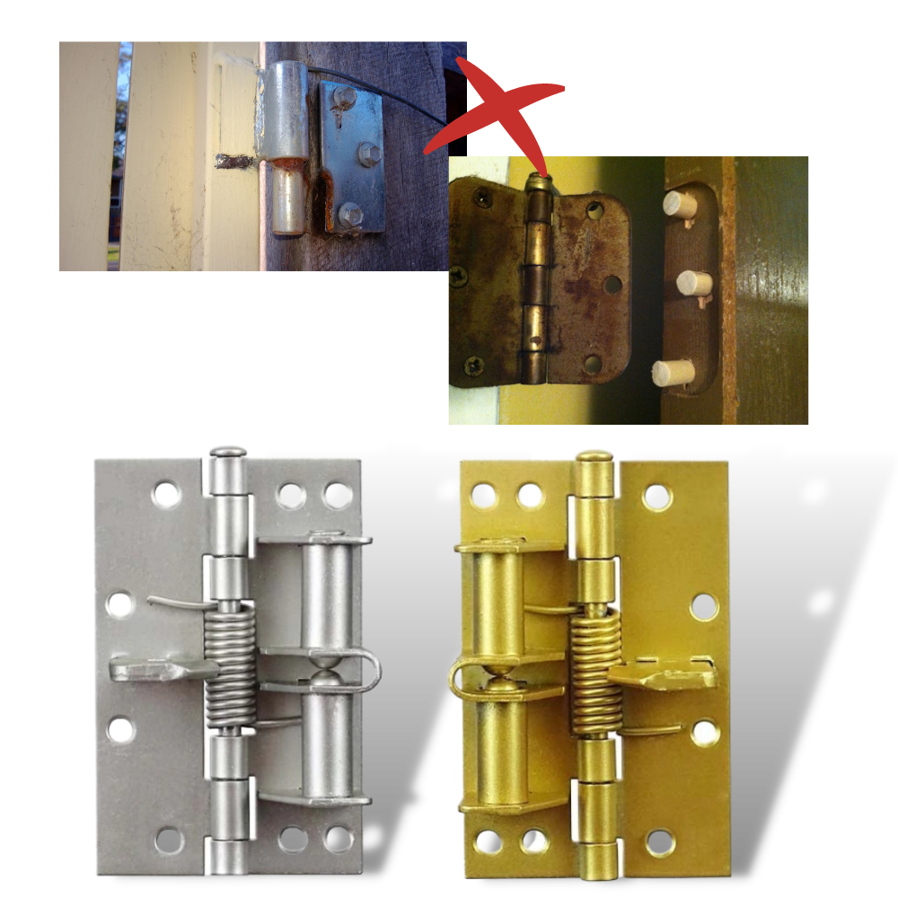Charnière de porte polyvalente à fermeture douce