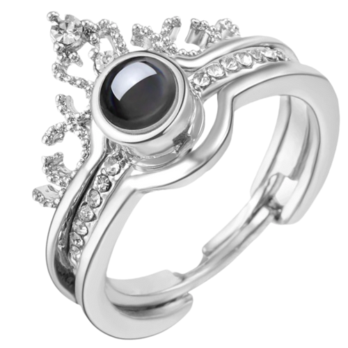 Belle bague "Je t'aime" en 100 langues