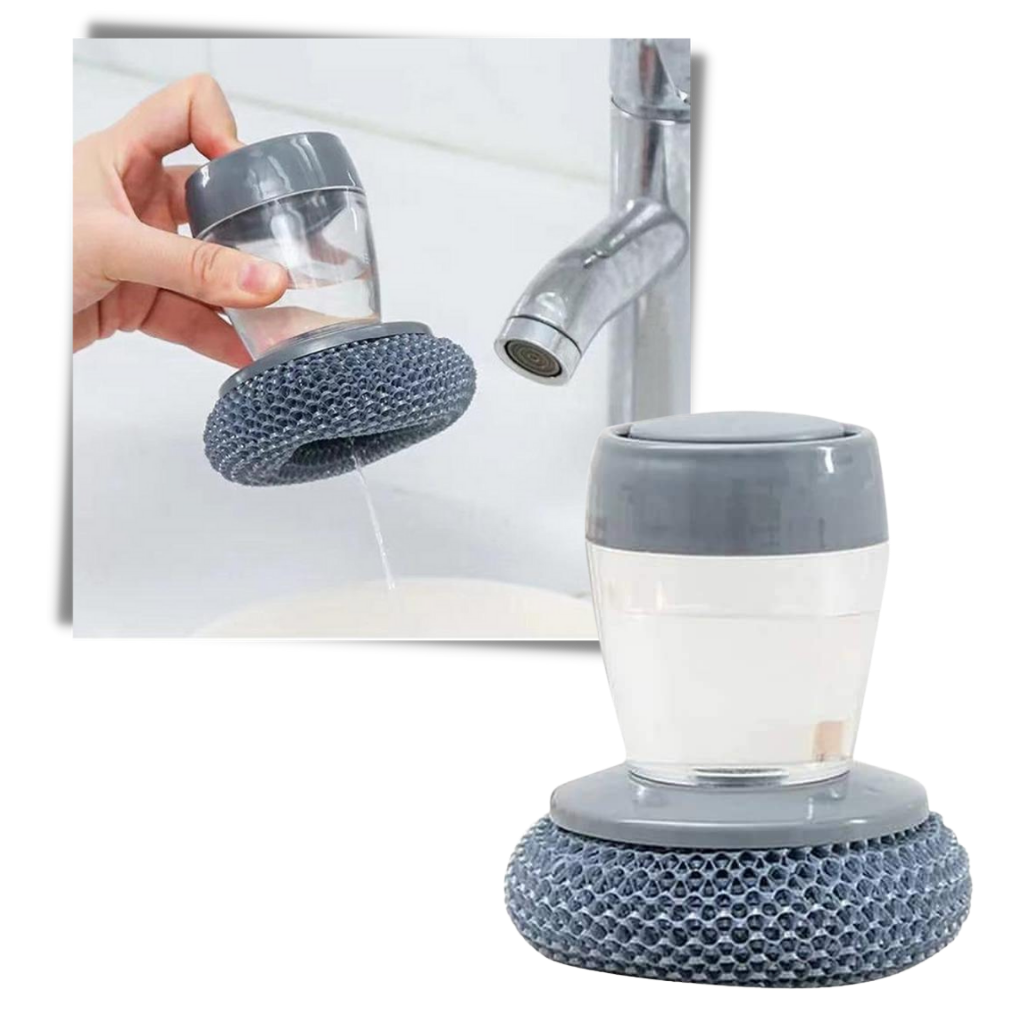 Brosse à main distributrice de savon
