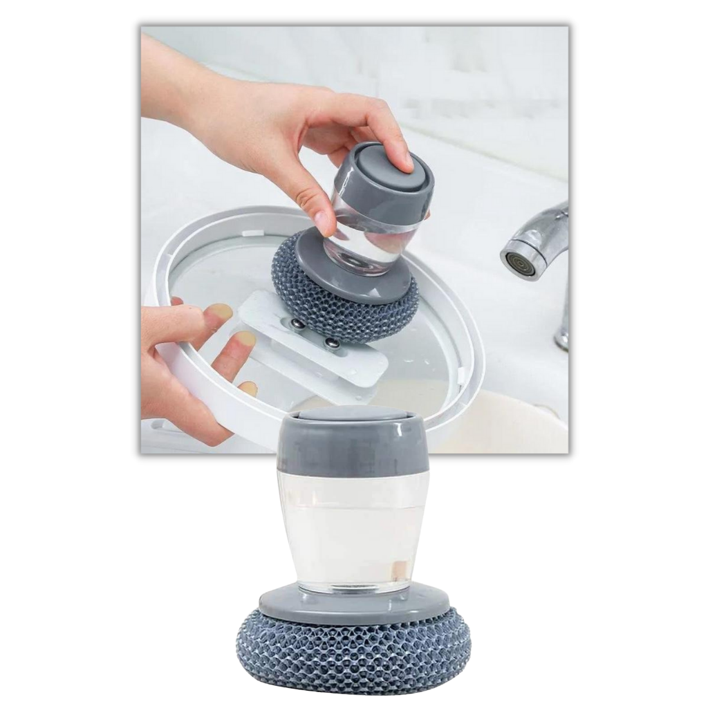 Brosse à main distributrice de savon