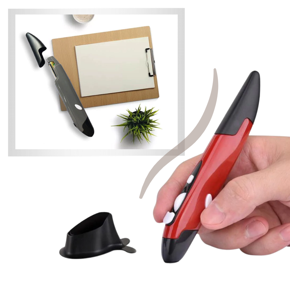 Souris sans fil en forme de stylo