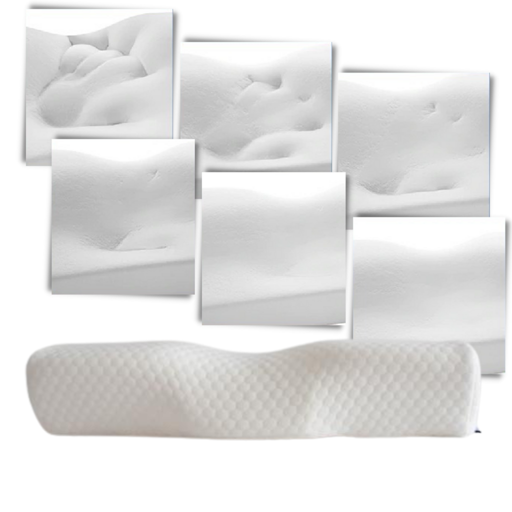 Oreiller de soutien des cervicales en mousse à mémoire de forme