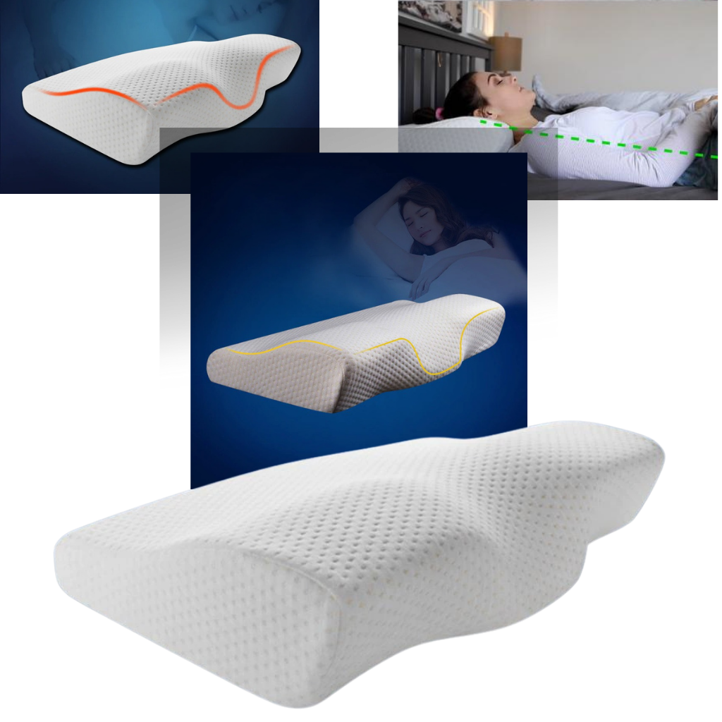 Oreiller de soutien des cervicales en mousse à mémoire de forme