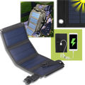 Chargeur portable à panneau solaire avec port USB