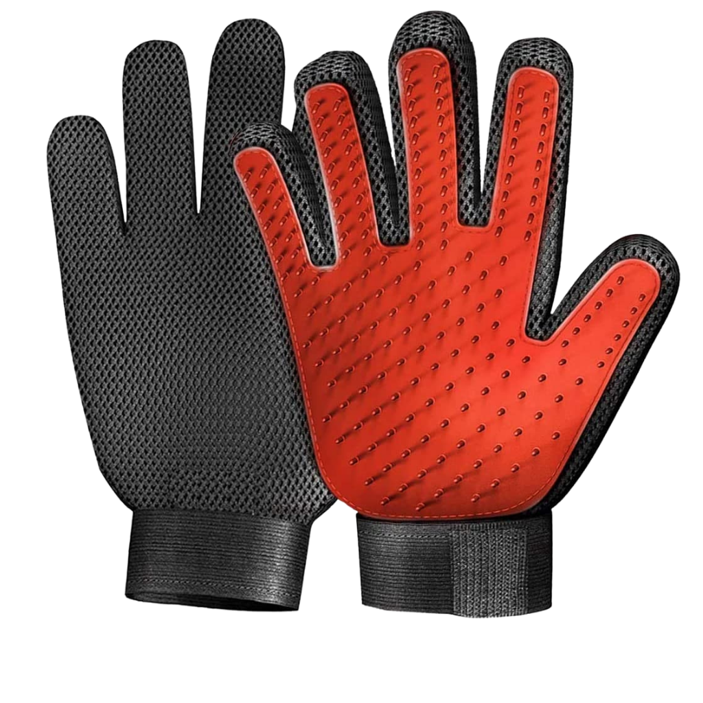 Gants de toilettage pour animaux (paire)