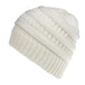 Bonnet à trou pour queue de cheval et chignon