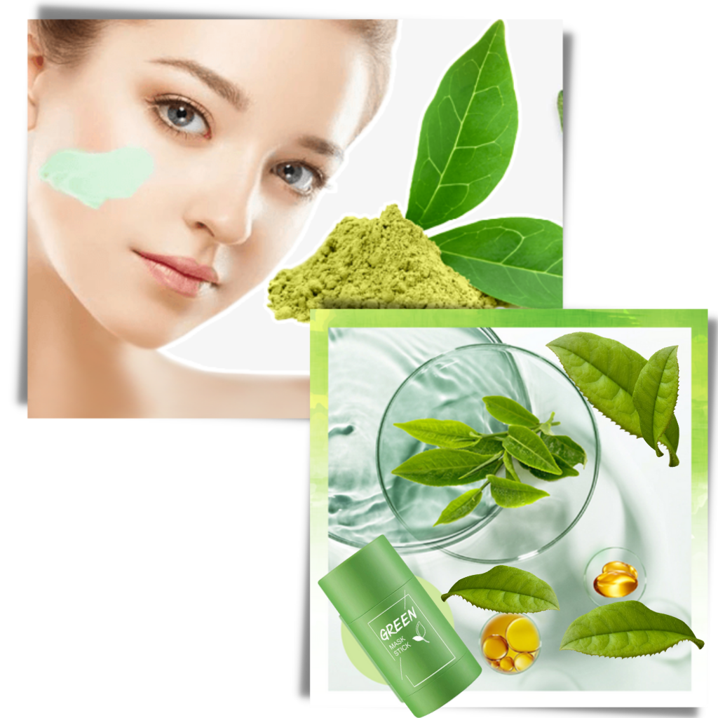 Masque au thé vert nettoyant et anti points noirs