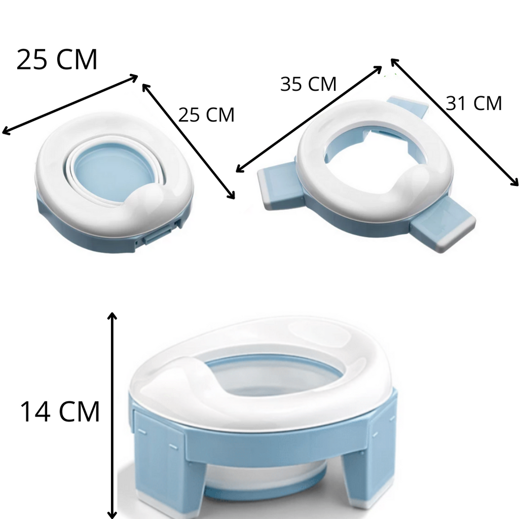 Pot pliable 3 en 1 pour les tout-petits