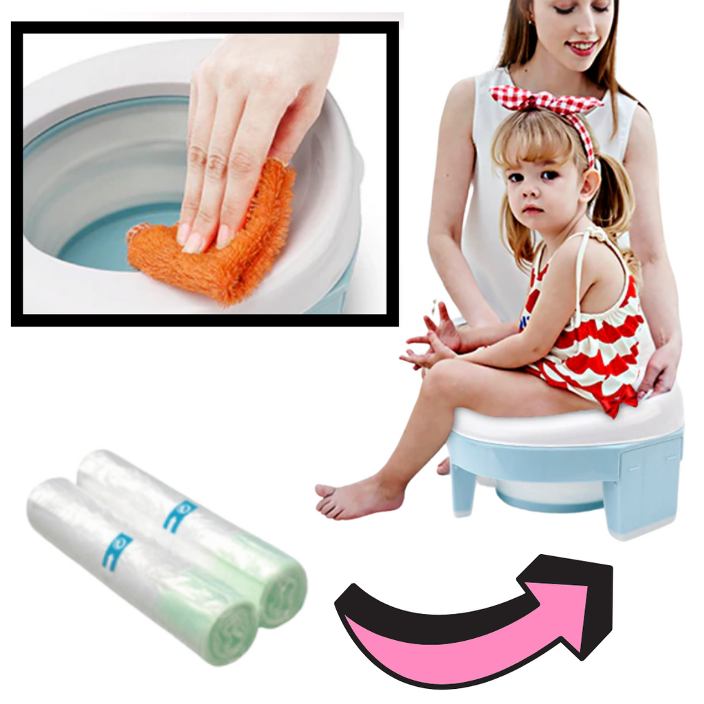 Pot pliable 3 en 1 pour les tout-petits