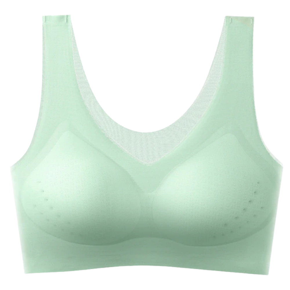 Soutien-gorge ultra-fin sans couture en soie glacée