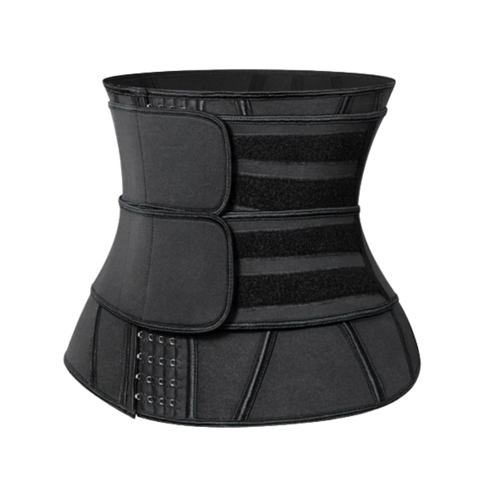 Ceinture amincissante chauffante à double sangle