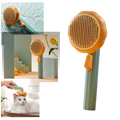 Brosse autonettoyante pour animaux de compagnie