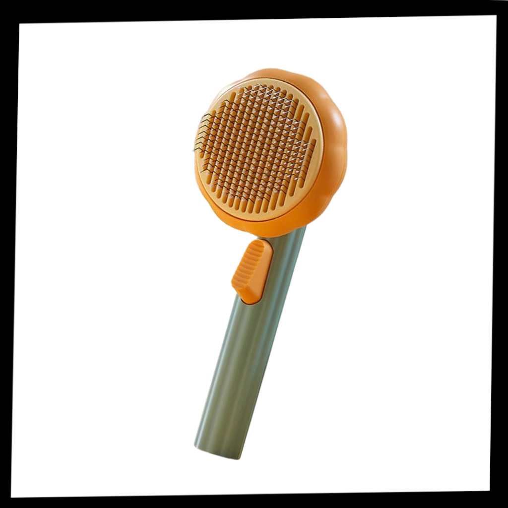 Brosse autonettoyante pour animaux de compagnie