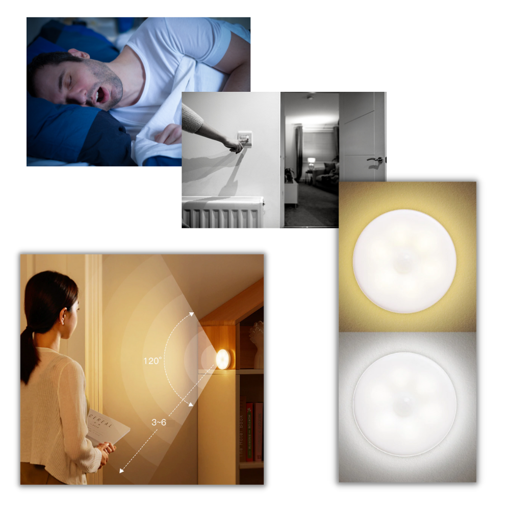 Lumière LED avec détecteur de mouvement