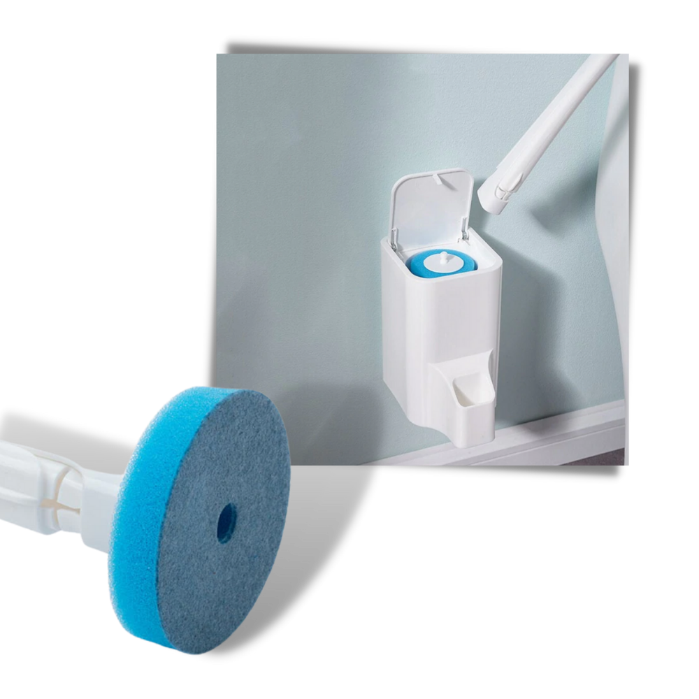Ensemble de brosses de toilettes jetables