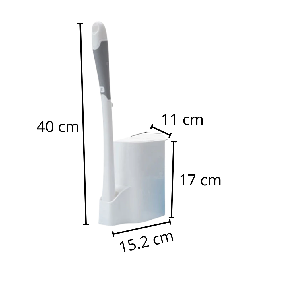 Ensemble de brosses de toilettes jetables