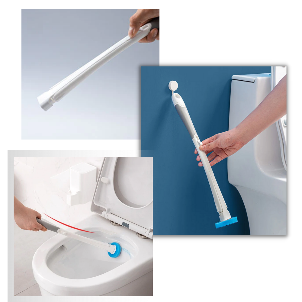 Ensemble de brosses de toilettes jetables