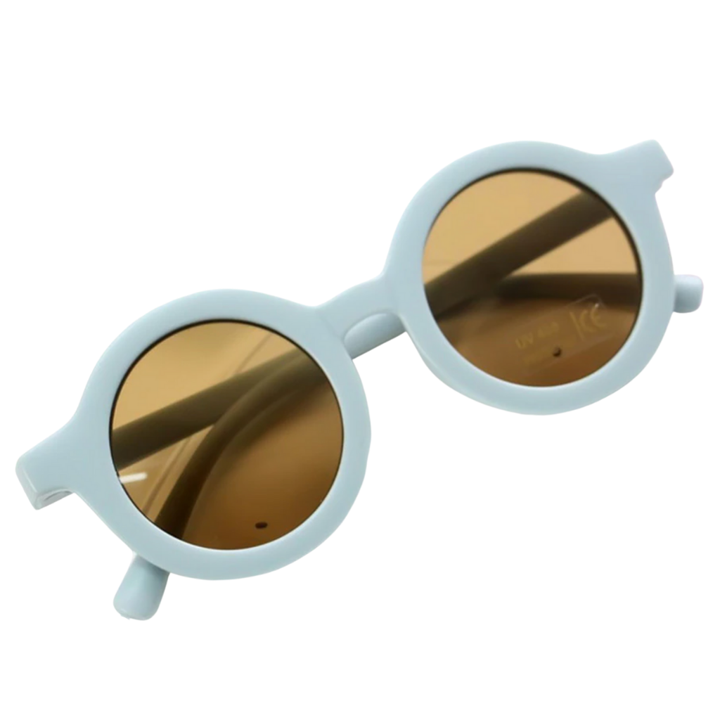 Lunettes de soleil rondes vintage pour enfant de 1 à 5 ans
