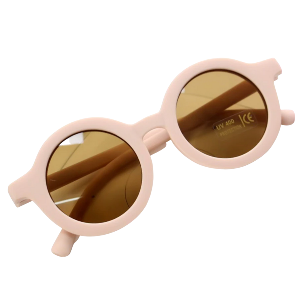 Lunettes de soleil rondes vintage pour enfant de 1 à 5 ans