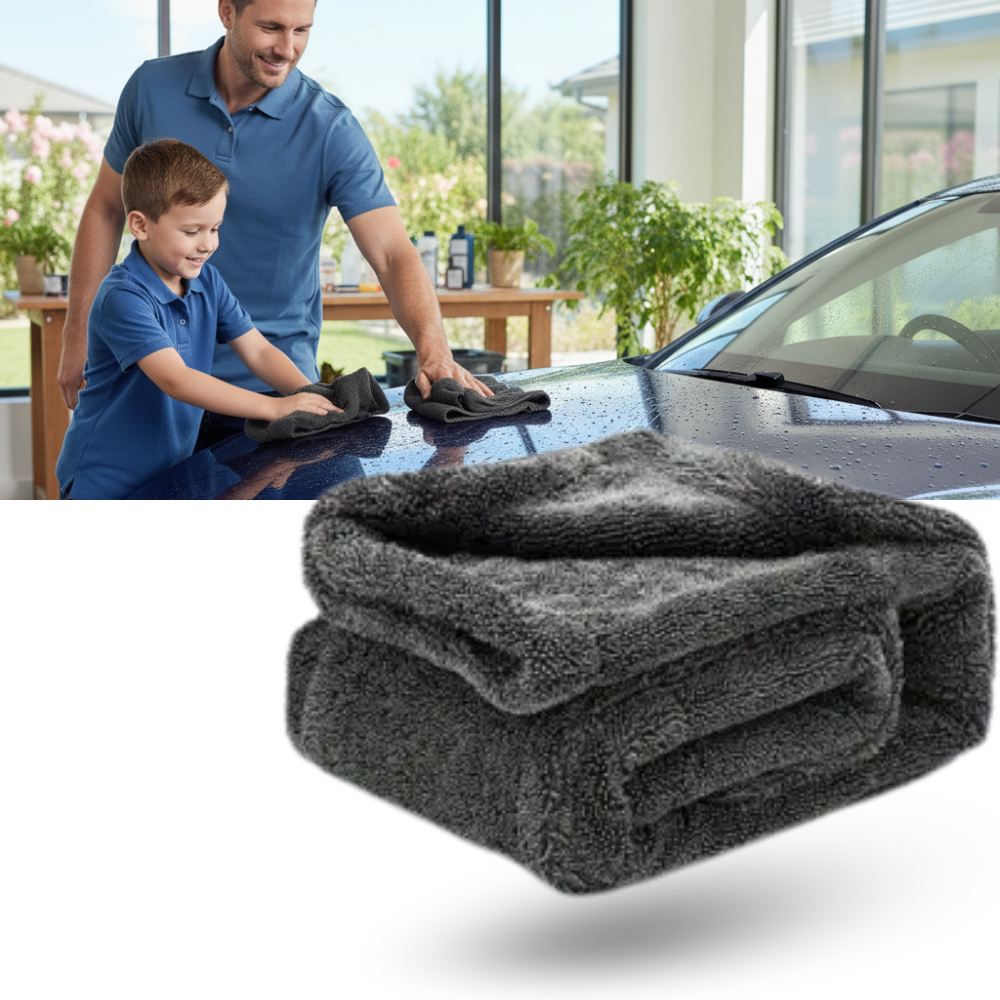 Serviette microfibre absorbante pour vitres
