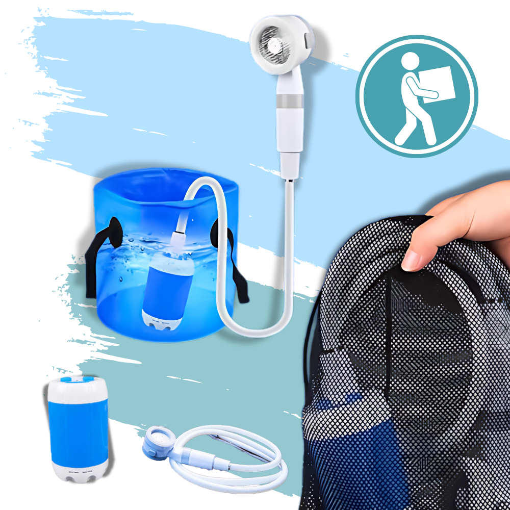 Douche d'extérieur portable et réglable