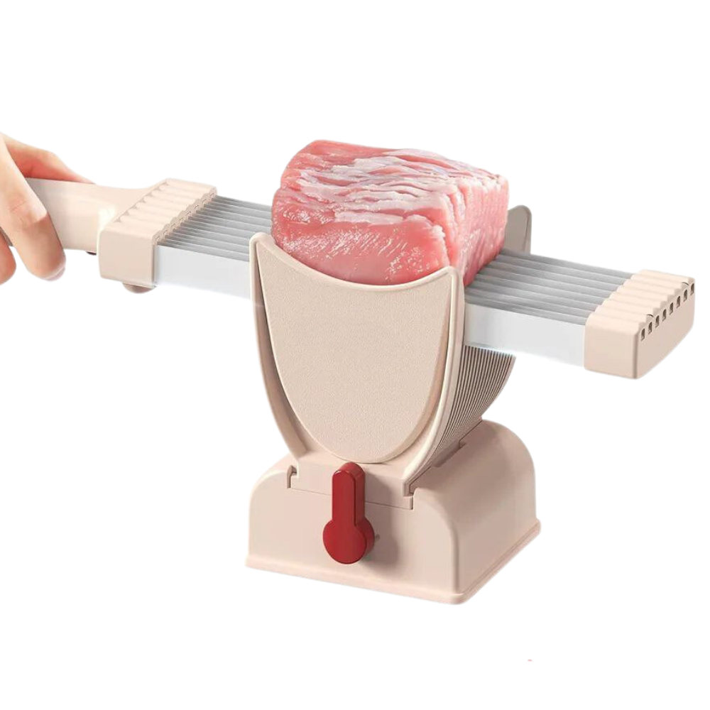 Trancheuse à viande manuelle à épaisseur ajustable